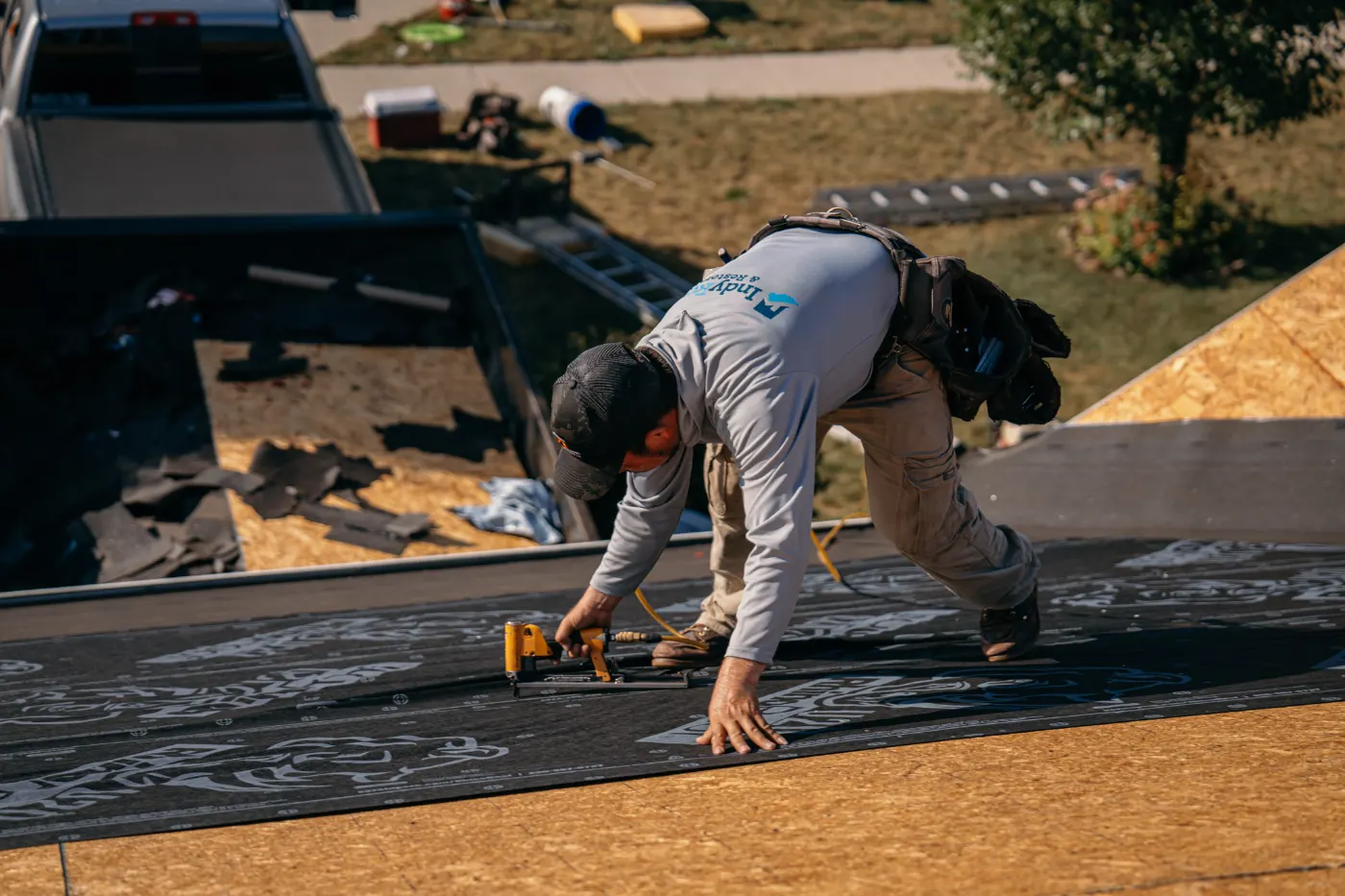 Commercial roof inspection documented in Bentley Oaks